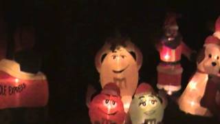 Christmas Inflatables Display 2011 [upl. by Peregrine]