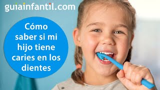 Cómo saber si un niño tiene caries en los dientes y qué hacer  Consejos de higiene de una dentista [upl. by Arhna]