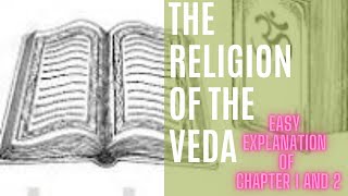 The Religion of the VedaHermann OldenbergEasy explanationChapter I and II [upl. by Martica]