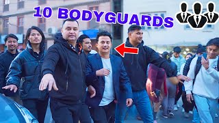 YouTuber Prabesh Hires 10 BodyGuards💪🏼  Prank [upl. by Downe]