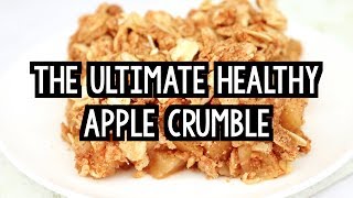 The Ultimate Healthy Apple Crumble  Amys Healthy Baking [upl. by Heshum]