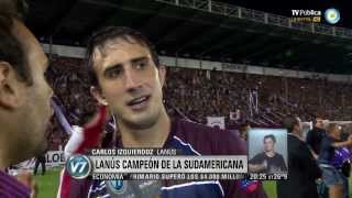 Visión 7 Festejo granate Lanús campeón de la Sudamericana [upl. by Ndnarb]