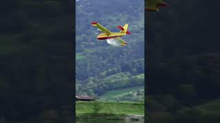 rcmodel Canadair CL 215 dropping water [upl. by Georgette459]