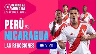 PERÚ VS NICARAGUA EN VIVO  NARRACIÓN DESDE CABINA [upl. by Atneuqal120]