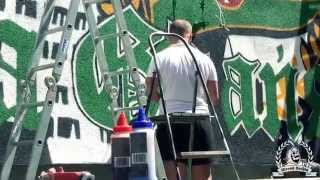 Ultras Lechia Gdańsk  Graffiti Zaspa [upl. by Scuram]