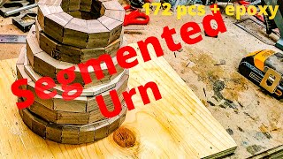 wood turning  Segmented Urn [upl. by Ehrman]