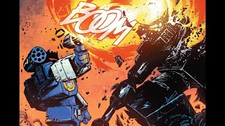 Soundwave Vs Starscream Transformers Skybound Comic Dub [upl. by Znerol]