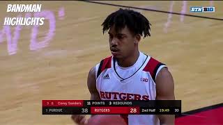 Corey Sanders Rutgers vs Purdue2318Highlights31pts 7reb [upl. by Wakeen964]