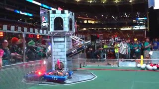 2016 Championship match 24  FRC Team 971 Spartan Robotics [upl. by Anauqaj]