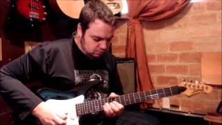 Guitar Vantage with David Gilmour Kit EMG DV20 and Fender Locking Tuners Luthier Sergio Grassi [upl. by Siari392]