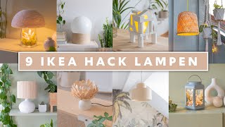 9 Ikea Hack Lampen DIY Ideen [upl. by Merrili]