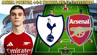 TROSSARD STARTS ARSENAL POTENTIAL STARTING LINEUP AGAINST TOTTENHAM HOTSPUR [upl. by Shaefer]