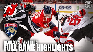 New Jersey Devils vs Florida Panthers  Full Game Highlights  ESPN NHL [upl. by Tempa]