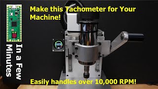 Learn how to make a Tachometer for your machine [upl. by Takken329]