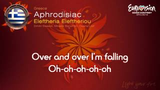 Eleftheria Eleftheriou  quotAphrodisiacquot Greece  Karaoke version [upl. by Yetah]