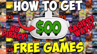 VR Expert Shares Secret to Getting FREE QUEST VR Games [upl. by Aicad392]