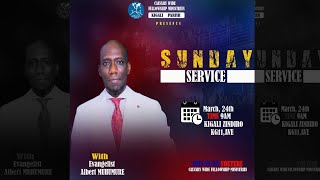 SUNDAY SERVICE WITH Ev ALBERT MUHUMURE  24  03  2024 [upl. by Terle]