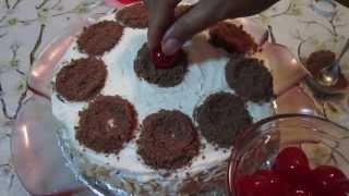 Homemade Black Forest Cake Cooking with Atiya [upl. by Danby14]