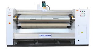 Roller heated flatwork ironer for hotels and hospital 9848831777bed sheet ironing [upl. by Eelrahs]