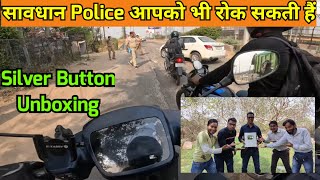 Delivery Partner amp Bike Taxi Rider सावधान आपको भी Police रोक सकती हैं Silver Button Unboxing [upl. by Seys]