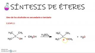 SÍNTESIS Y REACCIONES DE LOS ÉTERES [upl. by Anilesor]