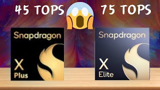 snapdragon x Plus vs x Elite  First Ever AI Based Processor [upl. by Arawaj]