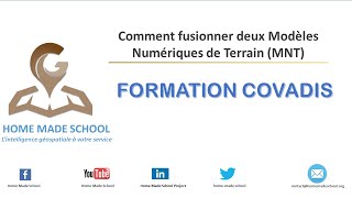 Comment fusionner deux Modèles Numériques de Terrain MNT [upl. by Mateya]