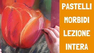 🌷🎨 Tutorial pastelli morbidi Sfumature e texture  Lezione con Cerchio di Giotto pastellimorbidi [upl. by Eatnoj]