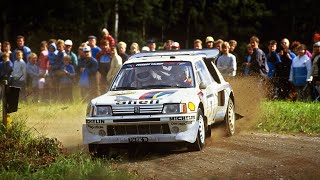 Group B Monsters in Finland  with pure engine sounds 1000 Lakes Rally 19831986 [upl. by Skelly655]