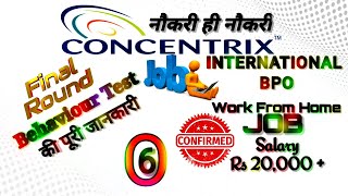 Concentrix Job Final Round Behavior test  SHL app Test by Rathore knowledge [upl. by Japheth199]