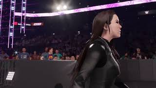 WWE 2K22 Kanabi VS Wrestle GirlDark Girl Handicap match [upl. by Alton]