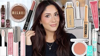 TESTING NEW DRUGSTORE MAKEUP  watch BEFORE you BUY [upl. by Ahsercel]