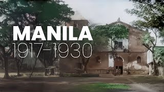 Time Travel Through Film Witnessing Manila Philippines 19171930 [upl. by Norrehs]