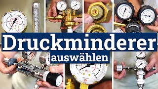 Druckminderer Druckregler Manometer 270 Varianten Zweistufig 300 bar Reinstgas Flowmeter [upl. by Yearwood]