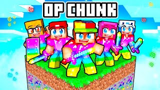 Surviving One OP Chunk in Minecraft [upl. by Aehcsrop503]