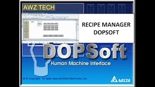 RECIPE DOPSOFT DELTA HMI [upl. by Jenilee]