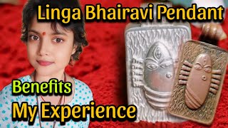 Linga Bhairavi Pendant Review  My Experience with Linga Bhairavi Pendant  Benefits [upl. by Yenoh]