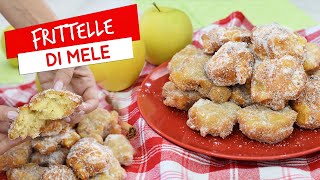 Frittelle di mele velocissime ricetta facile senza lievitazione [upl. by Ylrahc]