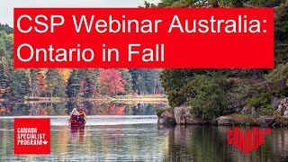 CSP Webinar Australia Ontario in Fall [upl. by Tegdig]