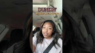 new DUNKIN holiday menu Items so good dunkin youtubeshorts dunkindonuts viralvideo food [upl. by Annetta]