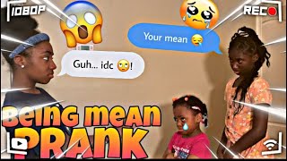 BEING MEAN TO RAKIYAH MALAYSIA amp KYLIE PRANK 😱 THEY ALL CRIED 😶 MUST WATCH 😲 [upl. by Pedaiah]