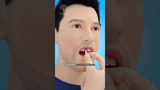 What to Do Immediately If Your Tooth Falls Out shorts teeth  Creativelearning3d [upl. by Eatnahc]