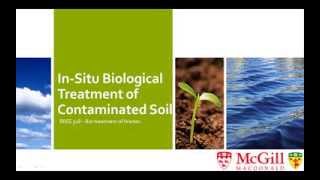 InSitu Biological Treatment of Contaminated Soil [upl. by Lamp259]