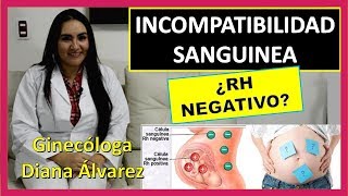 INCOMPATIBILIDAD RH Y DE GRUPO SANGUINEO POR GINECOLOGA DIANA ALVAREZ [upl. by Nilorac]