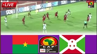 🔴Live Match Burkina Faso vs Burundi  Full Stream Africa Cup of Nations Qualifications Analysis [upl. by Adnilym]