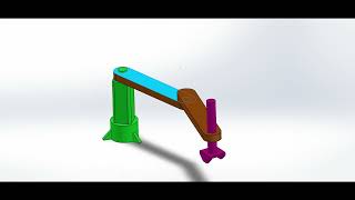 SCARA Robot working animation [upl. by Nhguahs]