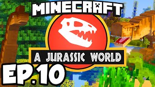 Jurassic World Minecraft Modded Survival Ep10  DINOSAUR EGGS Rexxit Modpack [upl. by Pufahl]