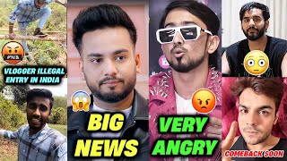 Elvish Yadav BIG NEWS  Adnan Very ANGRY  Bangladeshi Vlogger IIegal Entry In India  Fukra Insaan [upl. by Crosse329]