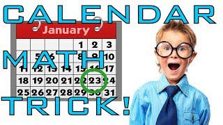 Calendar Math Trick Part 1  Introduction [upl. by Edaw512]