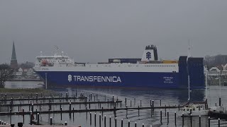 Hafnia Sea  einlaufen in Travemünde [upl. by Enitsahc949]